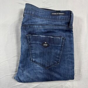 Citizens of Humanity Elson Medium Rise Straight Leg Jeans Dark Wash Women's29